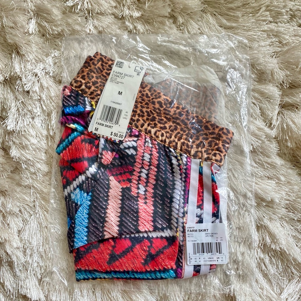 Adidas Originals Farm Skirt in multicolor/leopard